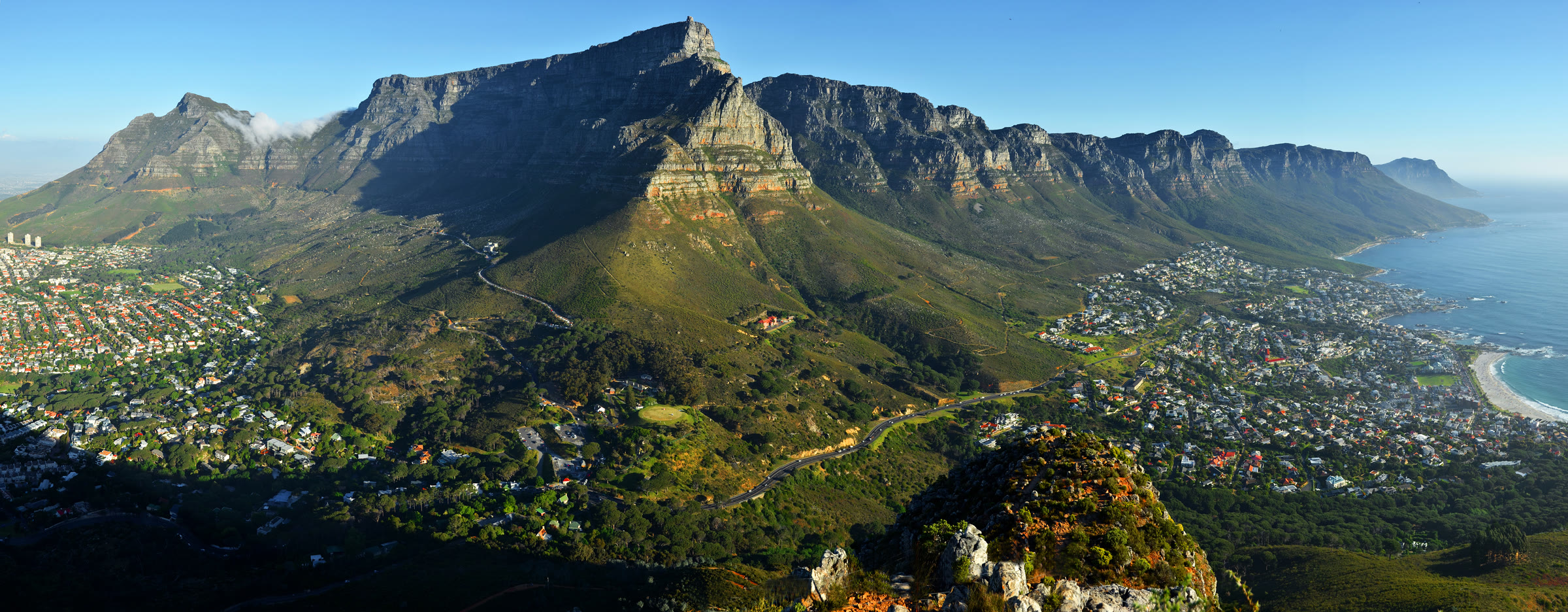 Table Mountain, the Twelve Apostles and Camps Bay, Cape Town